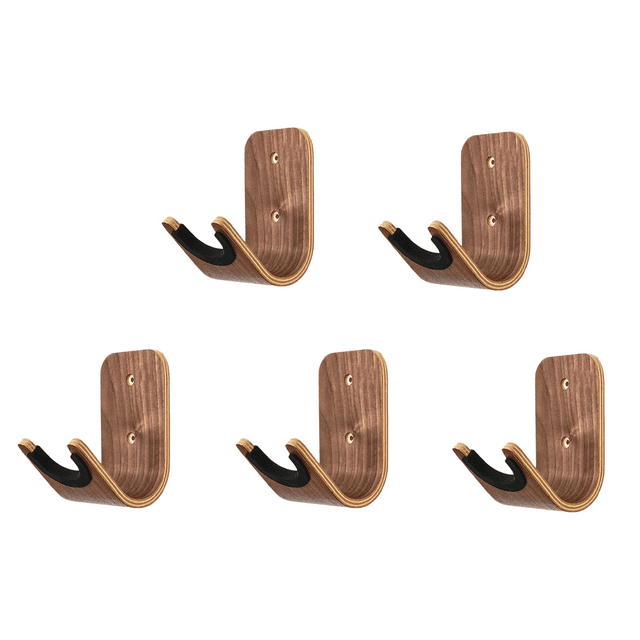 5X Skateboard Wall Mount Wood Skateboard Hanger Holder Rack Display for