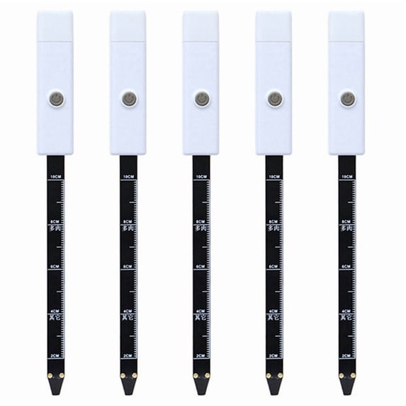 5X Soil Moisture Meter Plant Water Meter for Indoor and Outdoor Smart Probe with 3 Color Indicator Lights for Garden,5 x soil moisture tester,Photo Color
