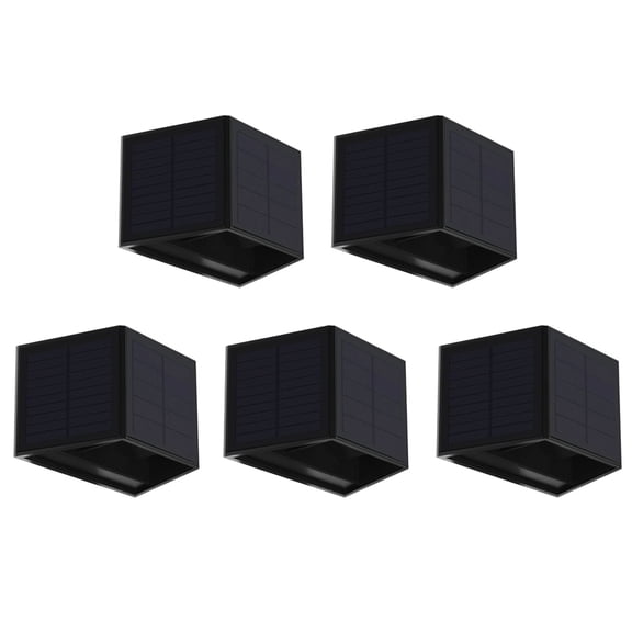 5X Solar Wall Light Outdoor Up-Down Lighting LED Lamp Solar Wall Washing Lights for Courtyard Garden Dimmable