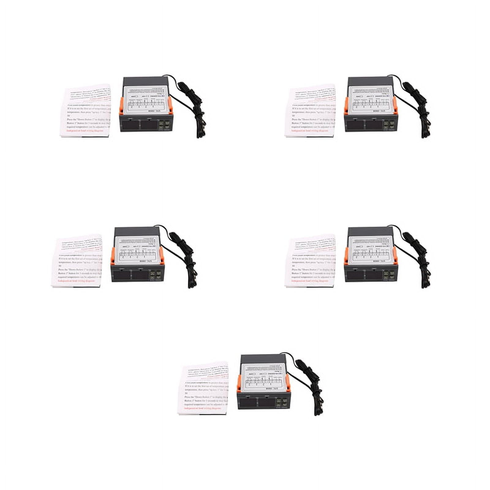 5X -3008 110-220V Dual Digital Thermostat Temperature Controller for Incubator Thermostat Hygrometer Dehumidifier