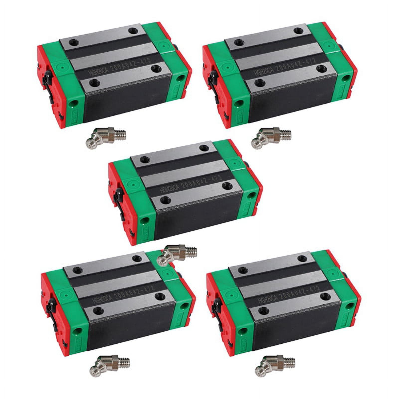 5X Steel HGH20CA 20mm Linear Rail Guide Block for CNC Machine Parts