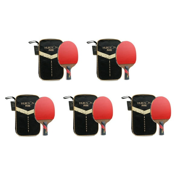5X Super Powerful Pong Racket Bat, Table Tennis Racket Sticky Pimples(Penhold-Hands Grip)