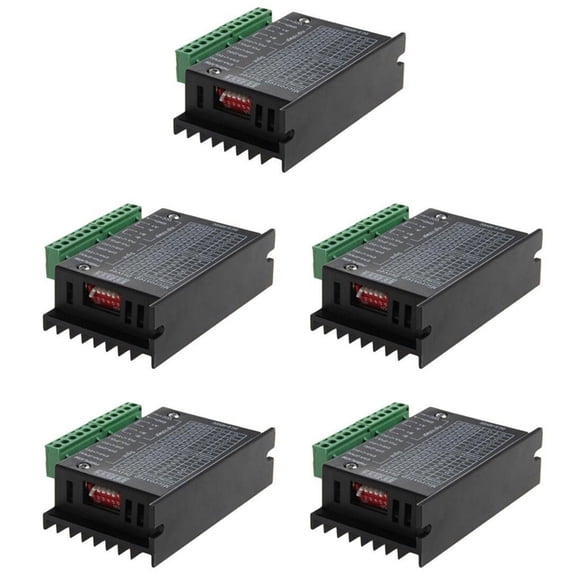 5X TB6600 Driver Upgrade 32 Subdivision 42/57/86 Stepper Motor Driver 4.0A 42VDC Portable Driver