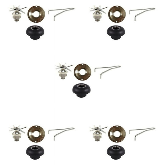 5X for TWK TM 767 800 TWK 767 800 Blades Knives Ice for Juicer Blender Parts for 2L Jar 010 767 800 G5200 G20,5 x agitator 5 x fixed disk 5 x actuator 5 x cup opener,silver