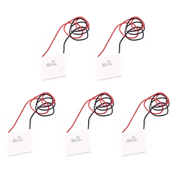 5X Thermoelectric Peltier Module, High Temperature Thermoelectric Power Generator Peltier TEG 150Celsius,White 40X40mm