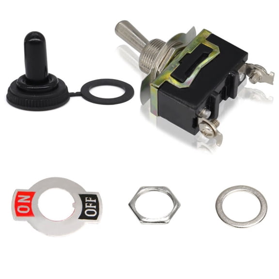 5X Toggle Switch 12V On/Off Car Flick Dash Light Marine 12 Volt Switches Boat Fangkenuo