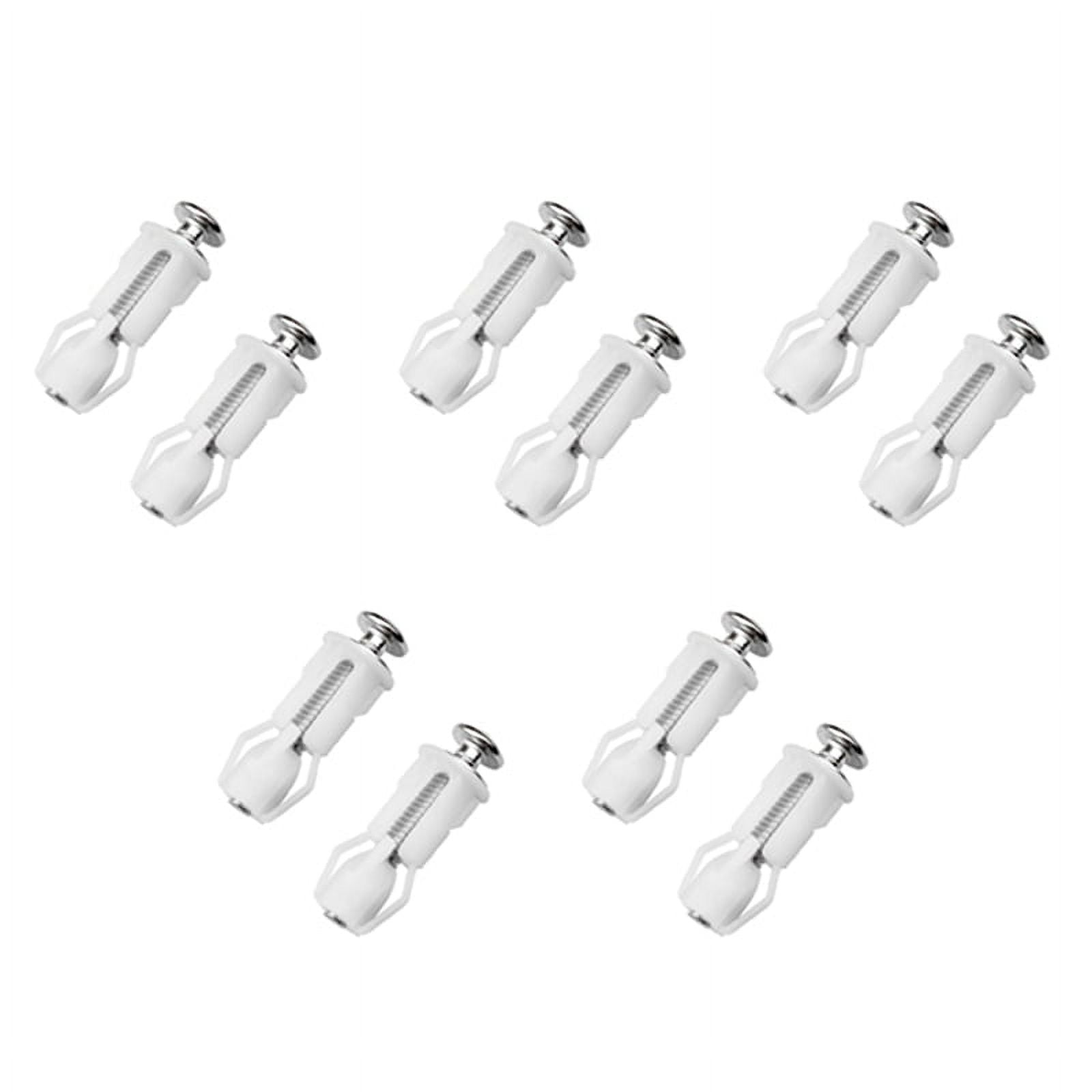 5X Toilet Screws and Toilet Lid Screws Stainless Steel Top Fixing