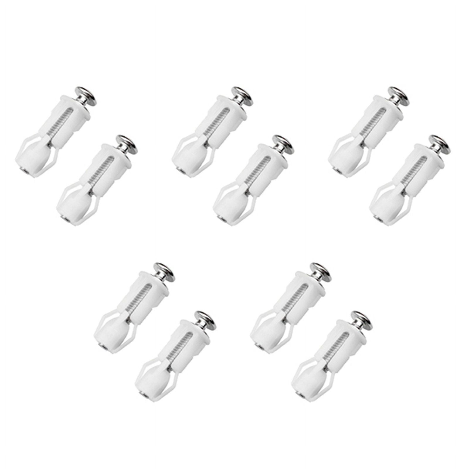 5X Toilet Screws and Toilet Lid Screws Stainless Steel Top Fixing