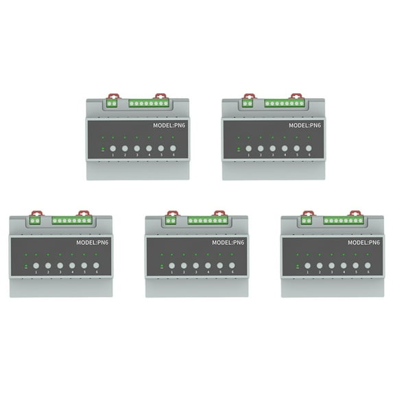 5X Tuya Smart Zigbee 6CH Relay Switch Module Remote Control Appliance ...