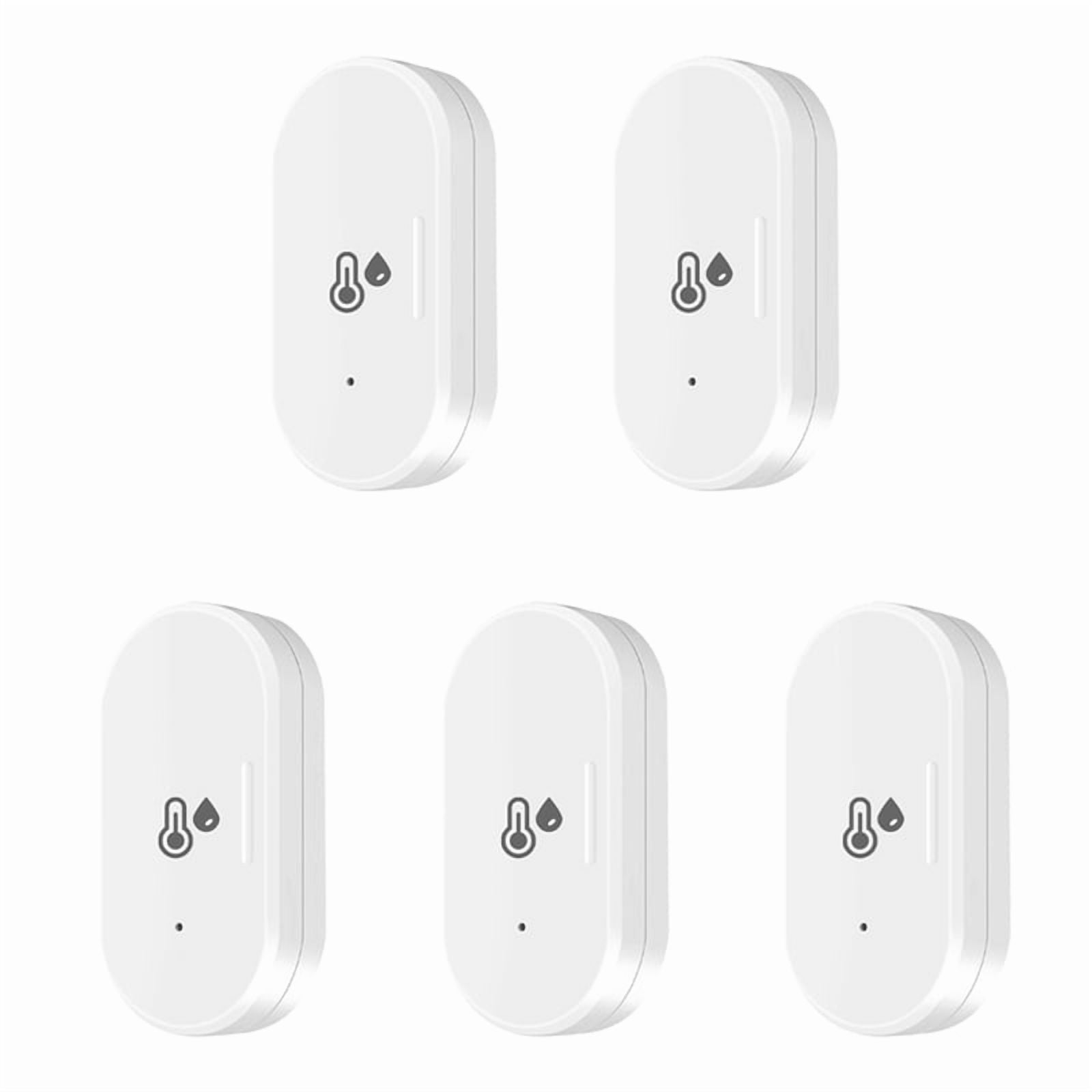 5X Tuya ZigBee Smart Temperature & Humidity Sensor, Outdoor Hygrometer Thermometer Mini Temperature Humi