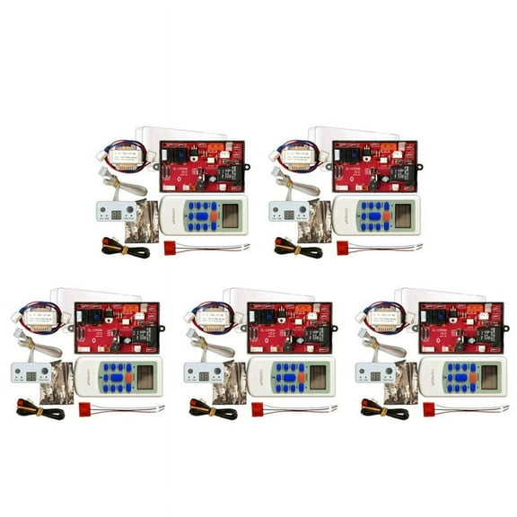 5X -U05DM, PG Motor, Universal Ac Control System, Universal A/C Control System,5 x control panel 5 x remote control 5 x set of accessories,red&white
