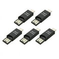 thumbnail image 1 of 5X USB 3.1 Type C USB-C to Micro-SD TF Card Reader Adapter for PC Cellphone,5 x Type C Card Reader,Black, 1 of 5