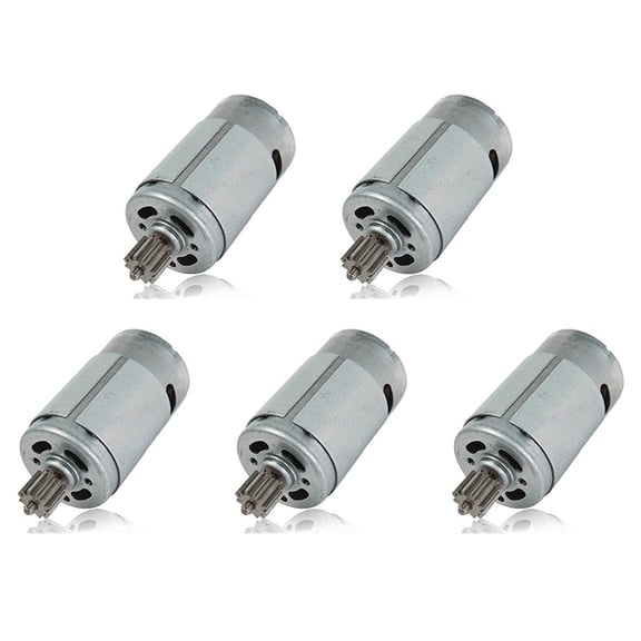 5X Universal 390 18000RPM Electric Motor RS390 6V Motor Drive Engine Accessory for Kids Ride Toys Replacement Parts