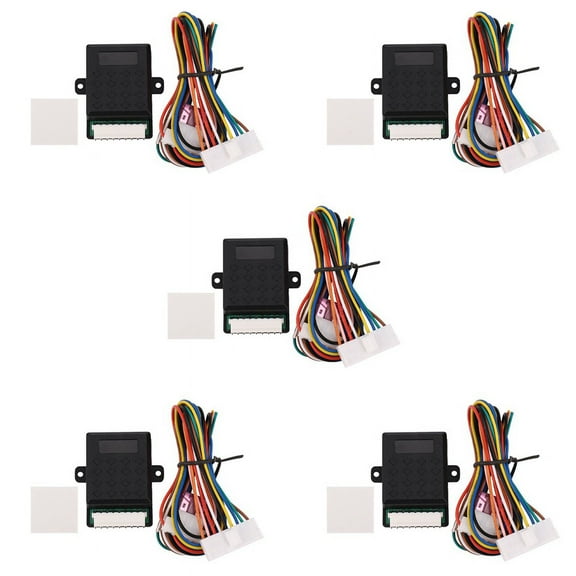 5X Universal Auto Fold/Unfold Side Rear View Mirror Folding Closer System Modules for All Car,5 * Side Mirror Auto Folding System Modules 5 * Wire Harness 5 * User Manual,black