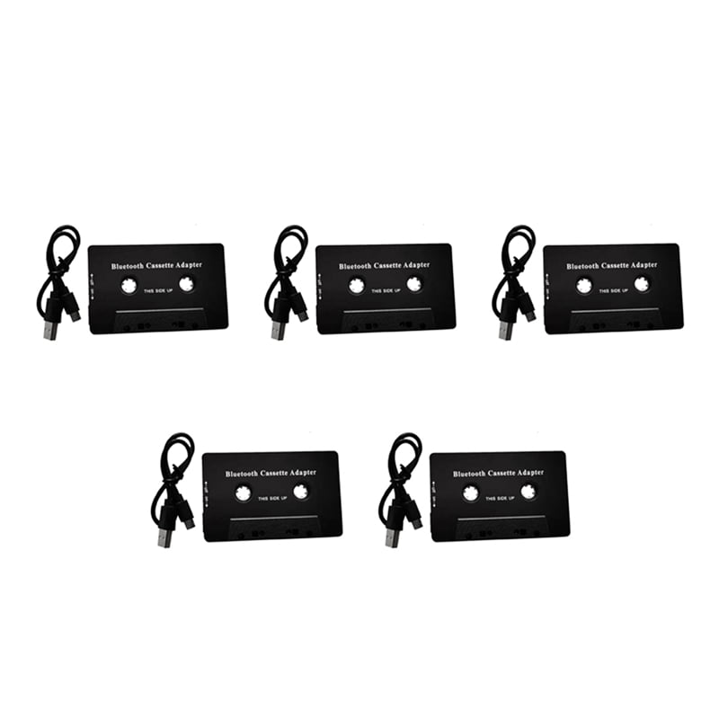 5X Universal Cassette Bluetooth 5.0 Audio Car Tape Aux Stereo Adapter