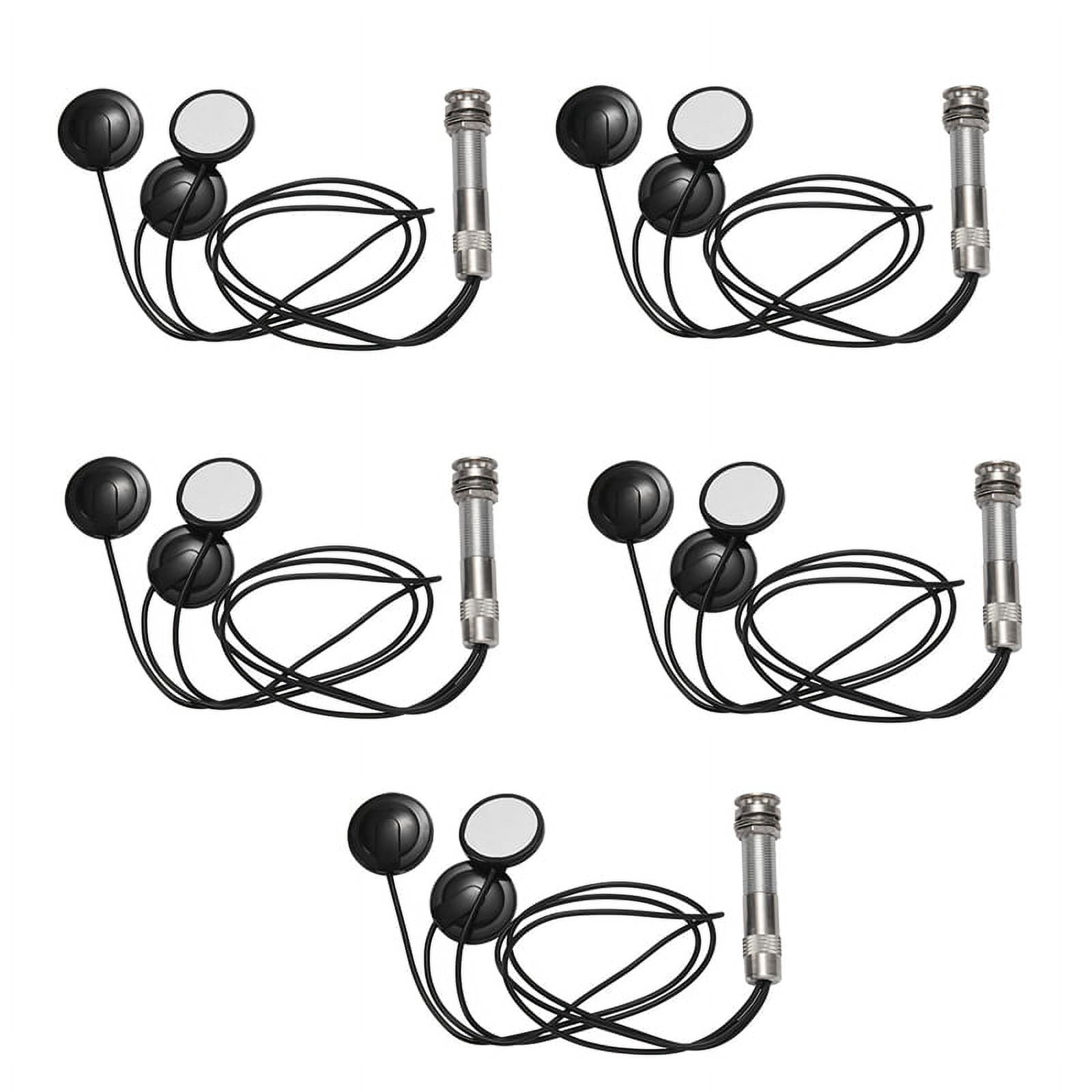 5X Universal Pickup Piezo 3 Transducer 6.35mm for Acoustic Guitar Ukulele Mandolin