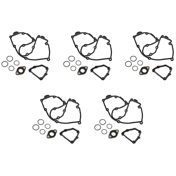 5X Valve Cover Gasket Set for - E87 120I E46 318I E90 320I X3 N46 N42 11120032224 11120028033