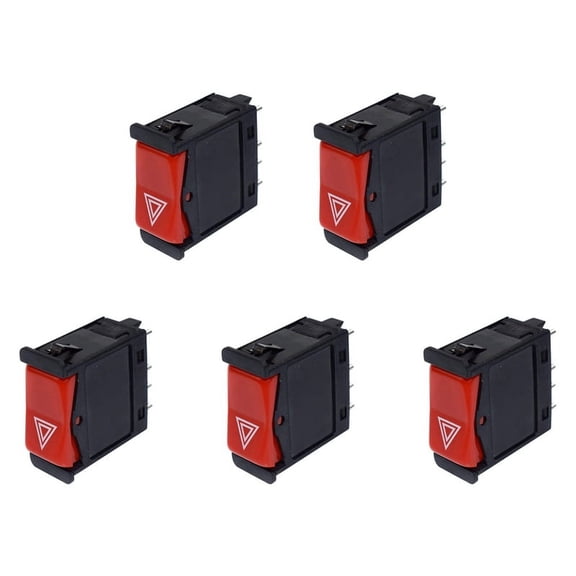 5X Warning Emergency Hazard Light Flasher Switch 1248200110 for - W124 W201 W202 500E 300CE 400E 190E 300D