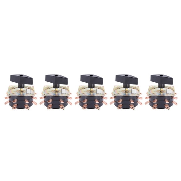 5X Welde Switch KDH-40 / 2-8 Contactor 8 Bit 2 Phase 16 Pin 40A Welding Machine Switch Rotary Switch Copper Needle