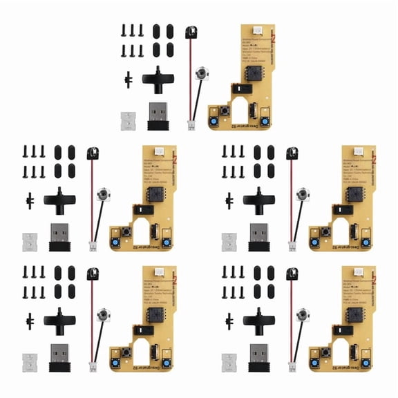 5X for Bamboo Lab DIY 3D Printing Wireless Mouse Kit Model 002 Computer Mouse Components with Printer Parts and Hardware