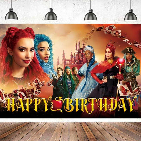 5X3 Ft Party Birthday Decorations Background, Colorful Banner, Cute Party Decorations Banner for Children Birthday Party Decorations