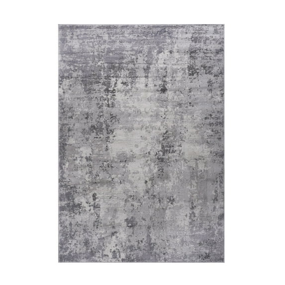 5X7ft Light Grey Abstract Area Rug,Indoor Soft Floor Mat Carpet,Kid&Pet-Friendly