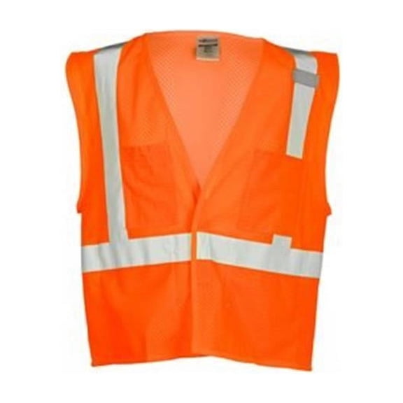 5XL Class 2 High Visibility Vest, Orange 1084-5X