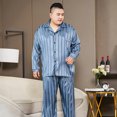 5XL Pajamas Men 165KG Spring Summer Ice Silk Satin Cool Pajama Man Set Casual Loose Luxury Print