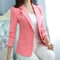 thumbnail image 1 of 5XL Women Blazer Office Ladies Elegant Outwear Long Sleeve Work Wear Classy Female Pink Suit African Autumn Fashion 2022, 1 of 7