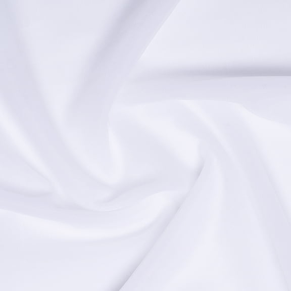 Hello Hobby 5 Yard Cut Matte Tulle 100% Nylon Solids Fabric, White, 54" Wide for Sewing and Craft