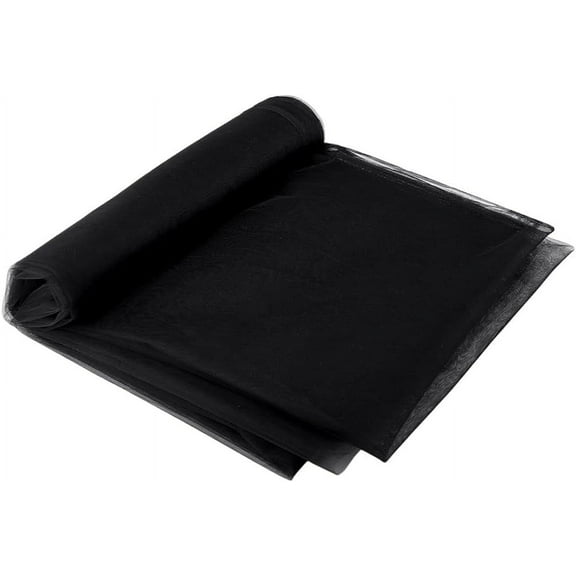 5Yards Nylon Fabric for Garment Accessories Black 1600mm 5yards/set