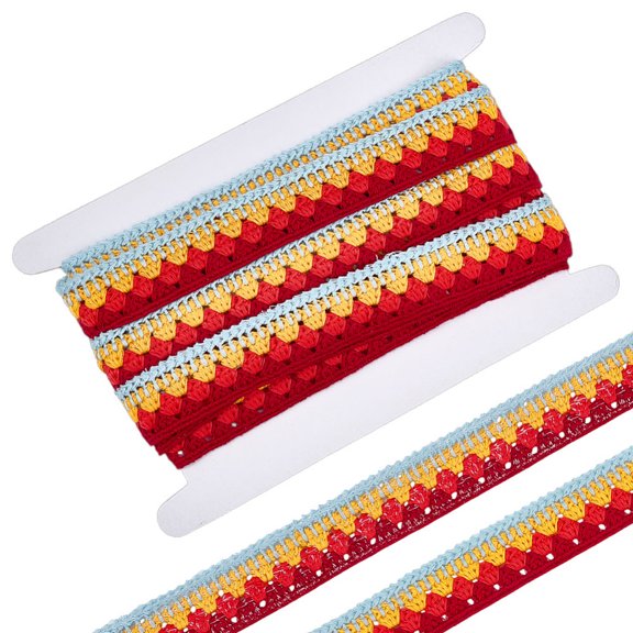 5Yards Polyester Ribbon with Cardboard Display Card Colorful 1-1/8 inch(27mm)