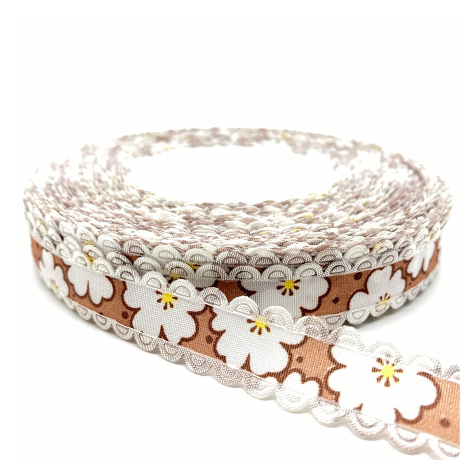 5Yards/lot 18mm Cotton Ribbon Handmade Design Printed Cotton Ribbons ...