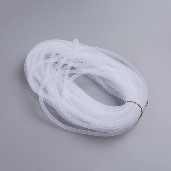 5bundles Plastic Net Thread Cord White 8mm 30Yards
