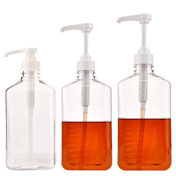 5cc Plastic Large Capacity Squeeze Bottle for Syrup by Dusknt Manual Syrup Dispenser Large Capacity Plastic Bottle Ideal for Coffee Tea Shop Home Kitchen Use Grade Leak Proof Reusable Precise