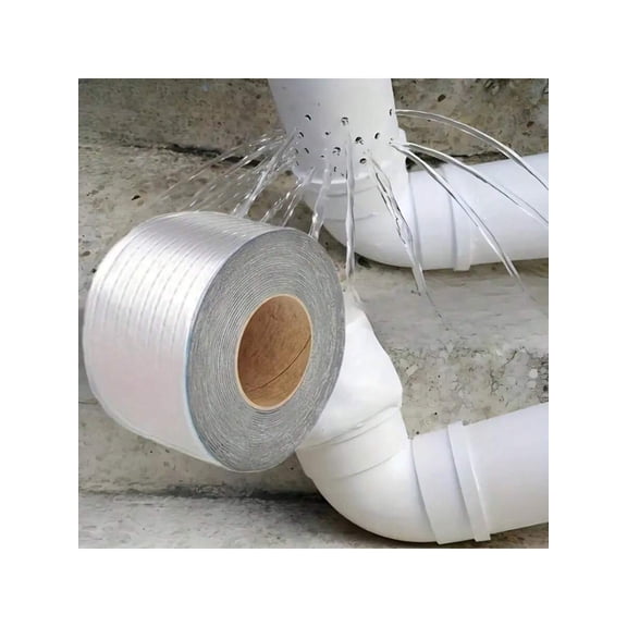 5cm*500cm Waterproof Sealing Tape For Roof Ceiling Crack Repair Pipe Leakage Wall Super Nano Tape Asphalt Tile Leak Repair Tools Home Improvement Hardware Adhesives Sealants