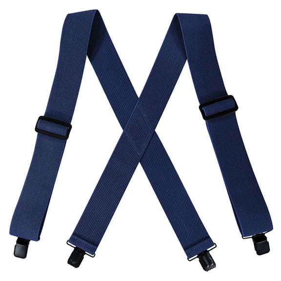 5cm Adjustable Wide Suspenders for Men Women with Quick Clip On Hooks and Elastic Straps for Formal Event Everyday Use