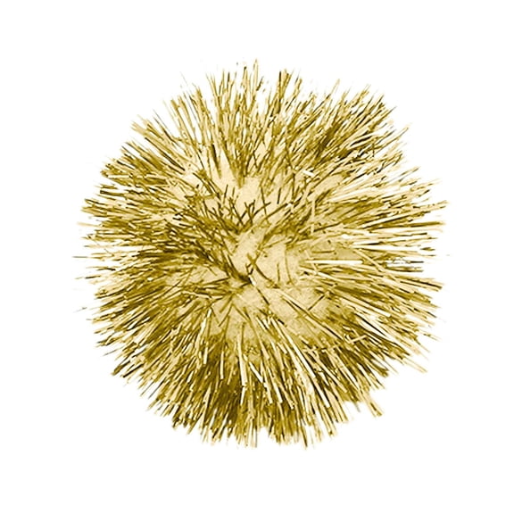 5cm Gold Onion Elastic Cat Toy, Glitter Sponge Teaser Toy for Cat Bat Pounce, Safe Non-Toxic Interactive Pet Plaything