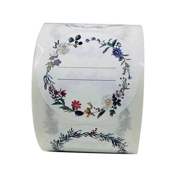5cm Round Stickers Self-Adhesive Labels Canning Jar Labels Writeable Labels