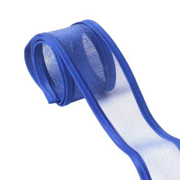 5cm Wide Mesh Binding Ribbon Tulle Ribbon Sinamay Hat Binding Tape Trim for Bowknot Headband Making Project Materials