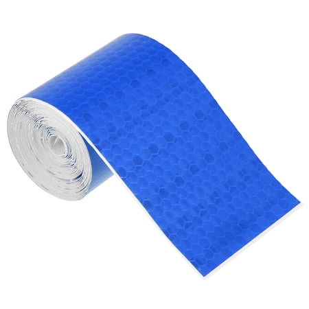 5cm x 3 Meters 2" x 9.84ft Reflective Hazard Warning Tape Sticker Decal Replacement or Car Truck Blue