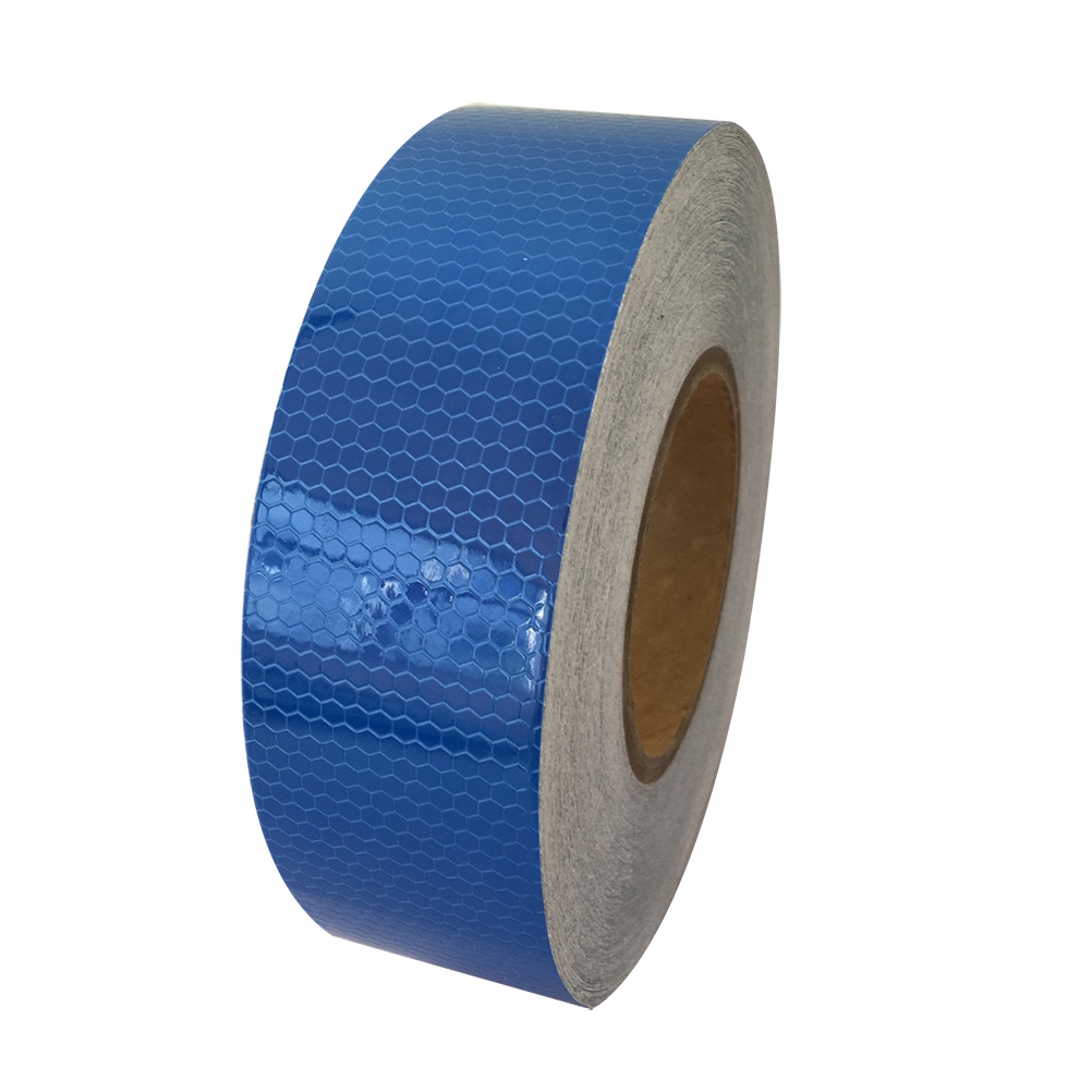 5cmx45m Lattice Reflective Warning Strip Car Sticker Truck Safety Marking Sticker Color