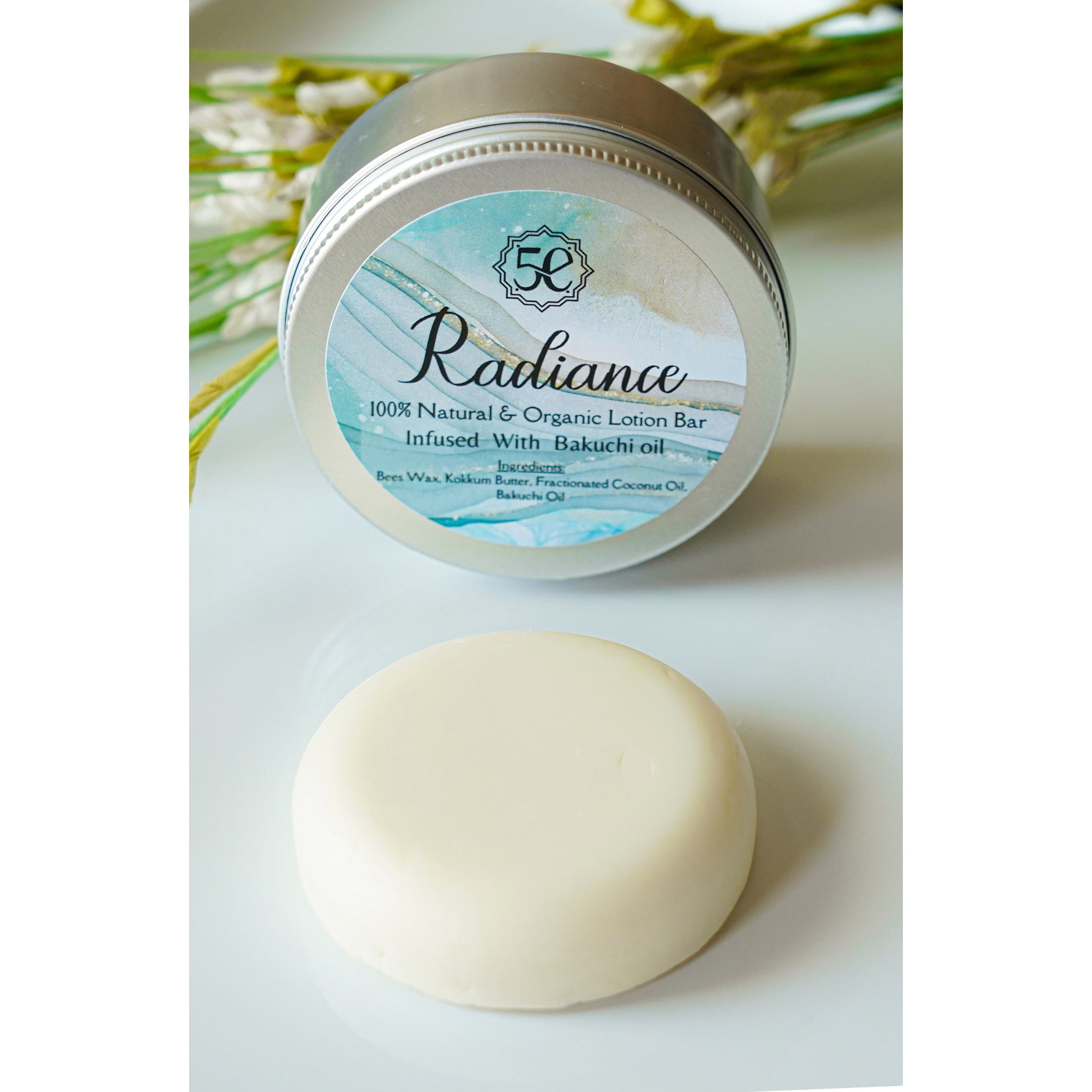 5e Naturals - Body Lotion Bar Fragrance Free, Unscented Moisturizer