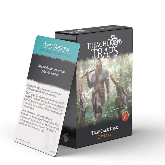 Nord Games Treacherous Traps Deck - Level 1-4 New