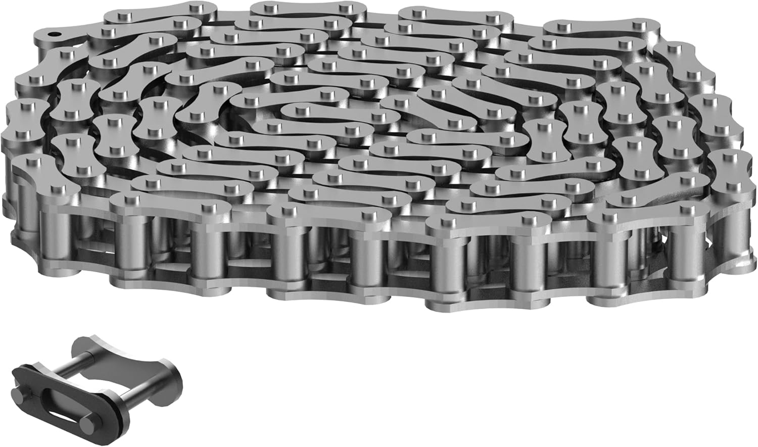 5ft 08B Chain Extension for Sliding Gate Opener, Heavy-Duty Chain Kit ...