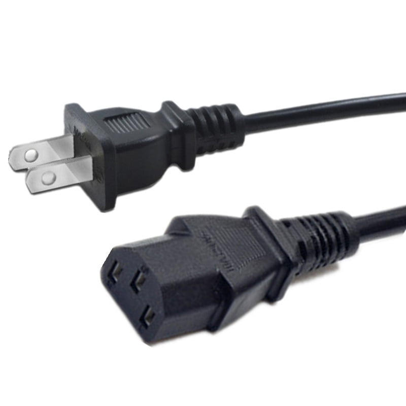 5ft (1.5m) Power Cable for Desktop PC, LED Power Supply, Laptop, and ...