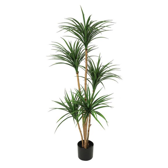 5ft 4ft/5ft/6ft Simulation Dracaena Artificial Tree for Home and Office Decoration Decorative Fruit Lightweight Plants Nature Traditional Ornaments