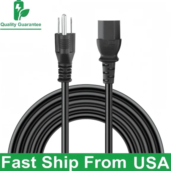 5ft AC Power Cord Cable Lead Compatible with ViewSonic X100-4K Smart Home Theater Projector