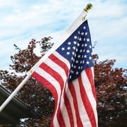 5ft Aluminum Valley Forge Spinning Flagpole, White