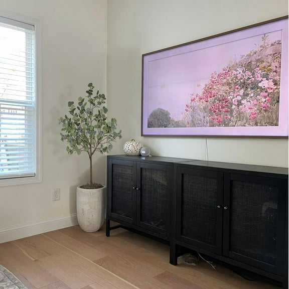 5ft Artificial Eucalyptus Tree for Home Decor, 5 Feet Large Faux Floor Plant Fake Silk Trees with Pot for Indoor Outdoor House Living Room Office (5 ft Tall)